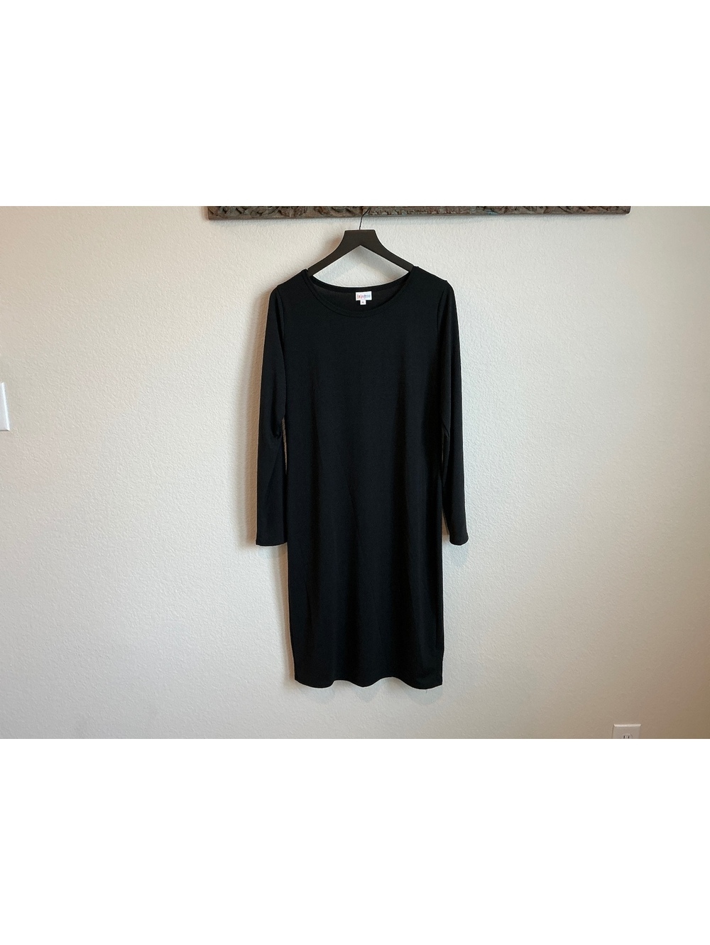 LuLaRoe Black Long Sleeve Midi Dress XL